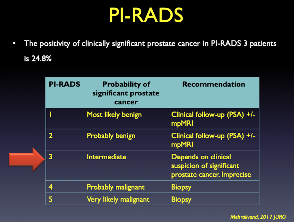 pi rads and prostate cancer